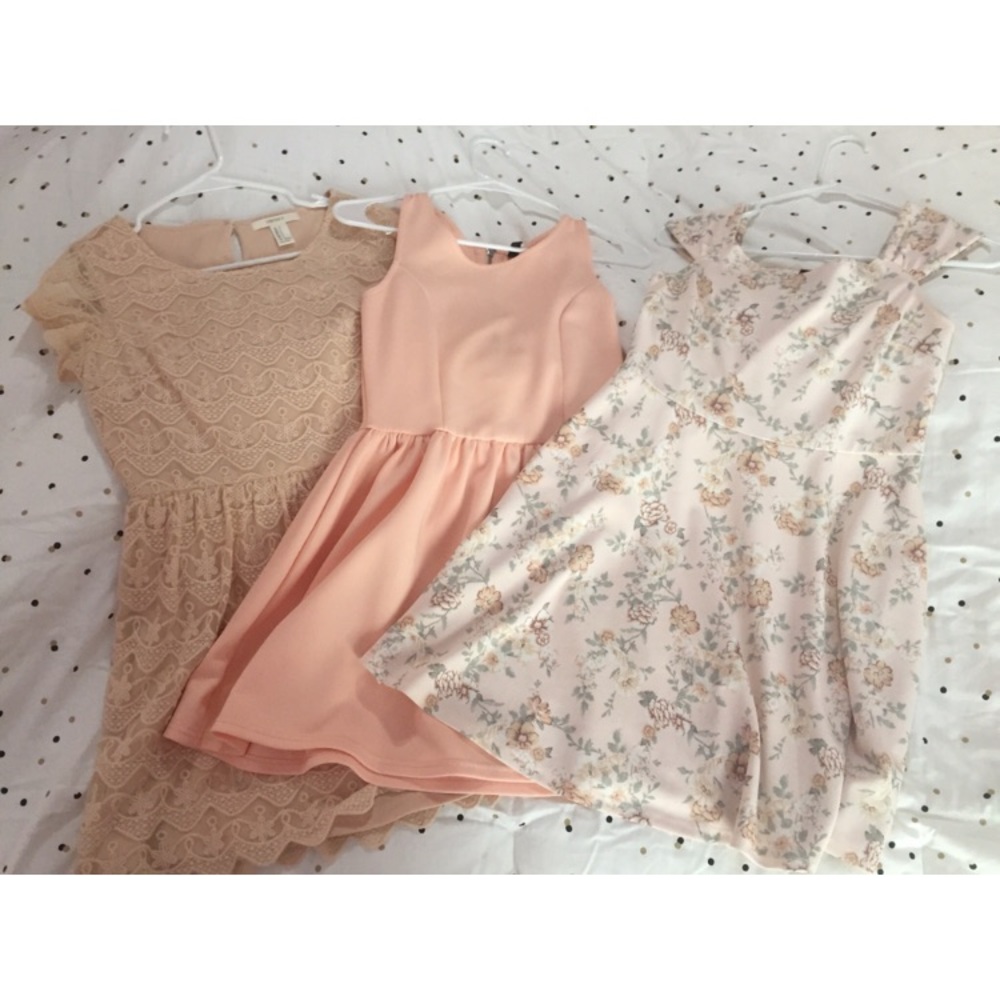 Forever 21 and H&M dress bundle LIGHT PINK